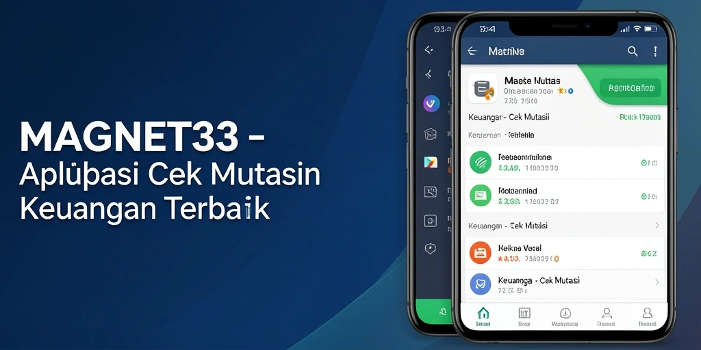 Screenshot aplikasi MAGNET33 yang menampilkan fitur Cek Mutasi.